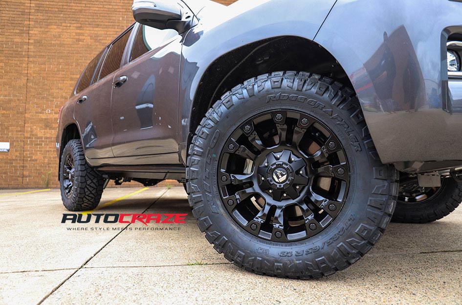 TOYOTA LANDCRUSIER SLEDGE MATTE BLACK